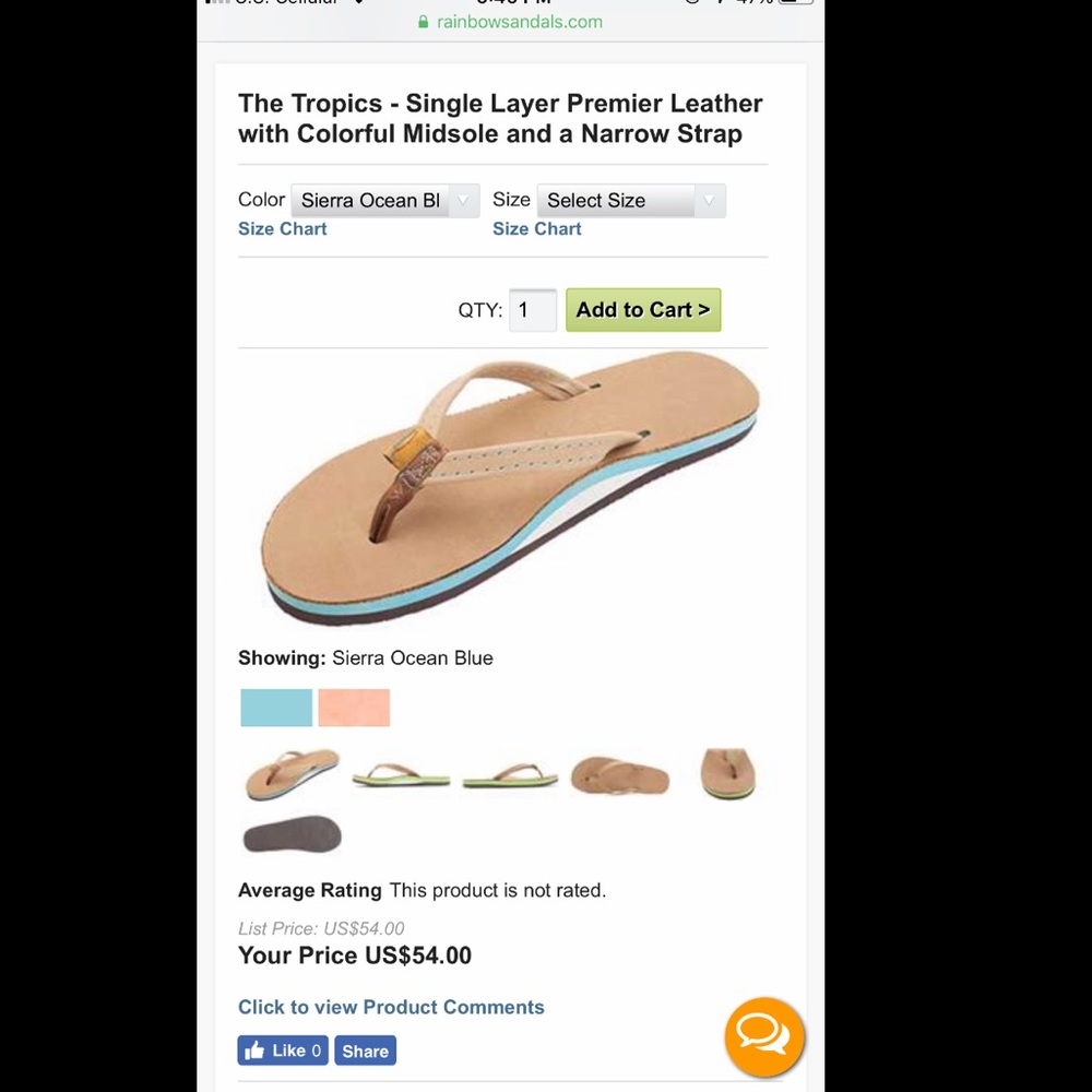 Rainbow Flipflop